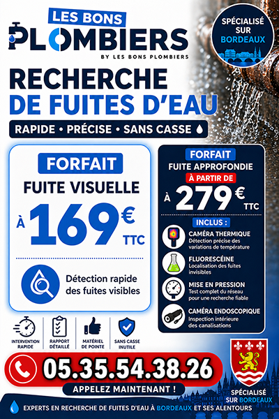 Recherche de Fuite Cenon